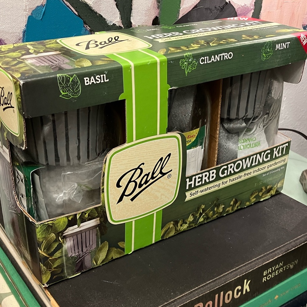 Ball Indoor Gardening Herb Growing Kit